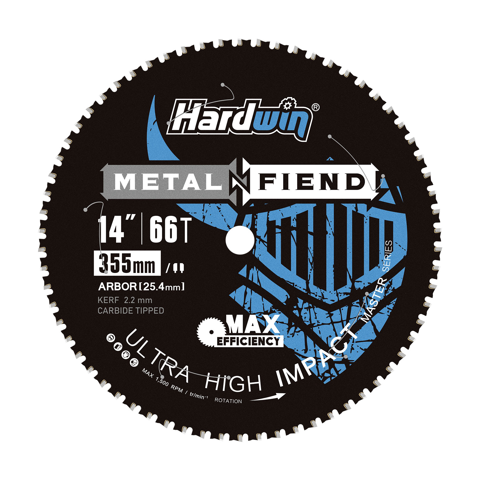 Metal cutting saw blade